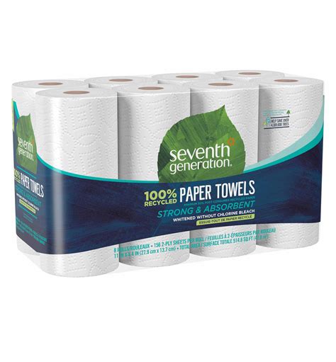 100% Recycled Paper Towels - White | Seventh Generation