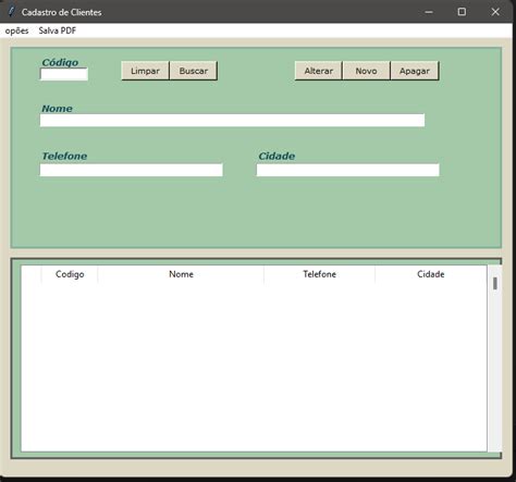 GitHub August1312 CadastroClientePython Tkinter Este repositório