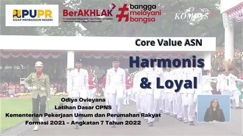 Visualisasi Pemahaman Refleksi Diri Dan Unjuk Tekad Core Values Asn