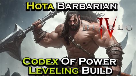 Codex Of Power Hota Barbarian Leveling Guide Diablo No Drops Needed