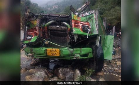 Kullu Himachal Pradesh Bus Accident 44 Dead As Bus Falls Into Gorge