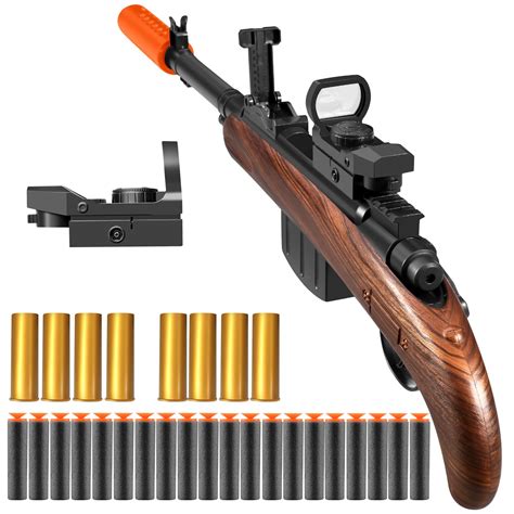 sniper rifle  scope soft bullet toy gun realistic barrel