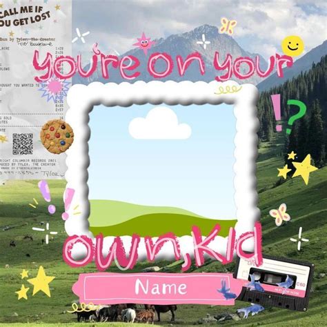 canva template desain presentasi sketsa kartu kartu scrapbook