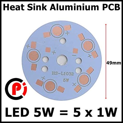 Jual Heat Sink Aluminium Pcb Led Hpl Watt X Watt Pendingin