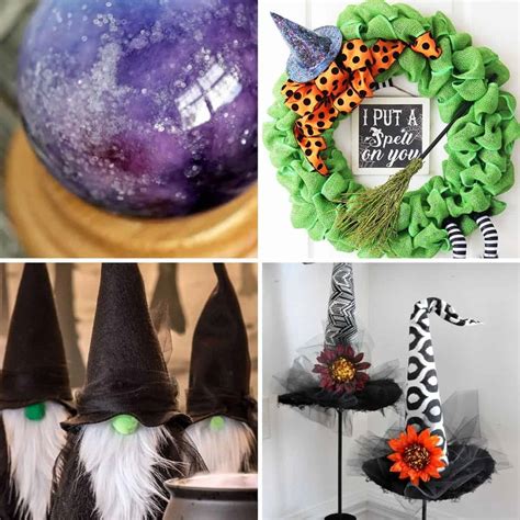 20 Fun and Easy Witch Crafts For Halloween - The Crafty Blog Stalker