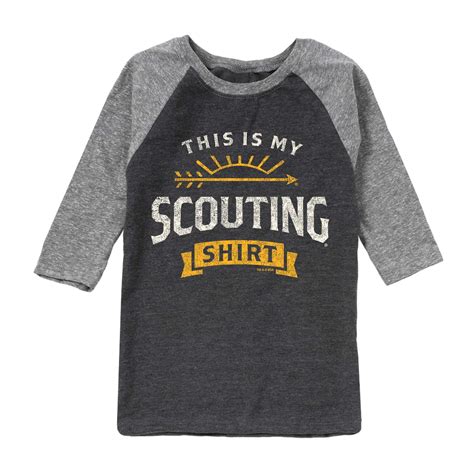 Boy Scouts of America This Is My Scouting Shirt - Youth Raglan ...