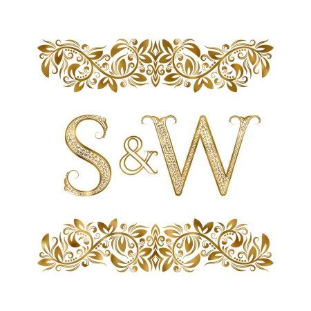 S And L Vintage Initials Logo Symbol The Letters Are Surrounded By