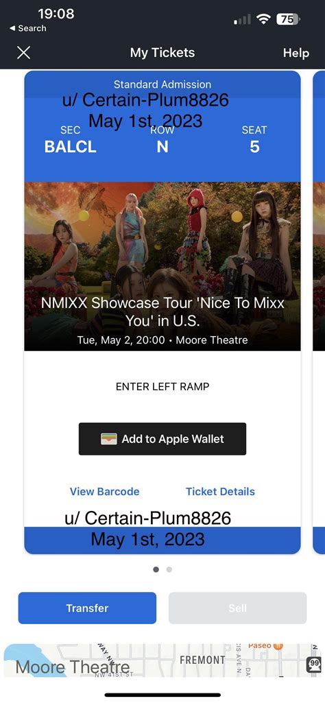 [WTS] [USA] NMIXX concert tickets Seattle May 2nd ,2023 BALCL ROW N
