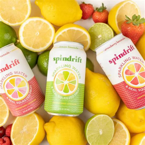 Spindrift Unsweetened Lemonade Sparkling Water Variety Pack 12 Fl Oz