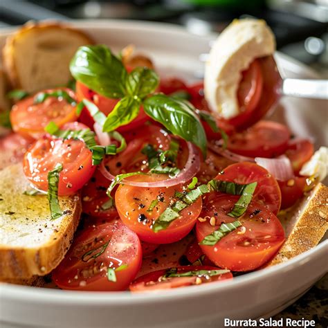 Tomato Burrata Salad Recipe Zesty Nutty Delight The Fresh Man Cook