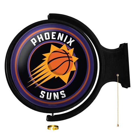 Buy Nba Phoenix Suns Original Round Rotating Lighted Wall Sign Profootballstuff