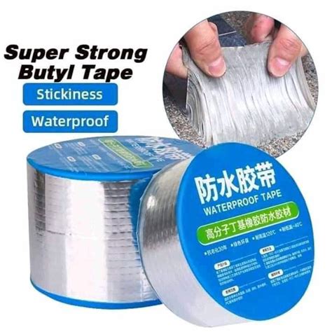 Super Stick Waterproof Tape Butyl Rubber Adhesive Aluminium Foil Tape