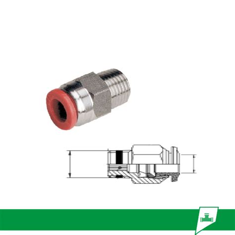 Raccordo Diritto Maschio Rapido Iessei Industrial Supply