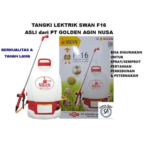 Jual Tangki Elektrik Swan F Liter Kuningan Shopee Indonesia