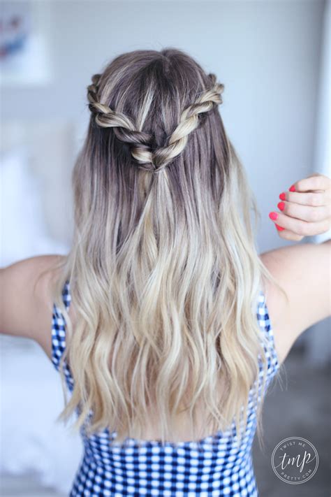 Cute Summer Twists Beach Hairstyle Twist Me Pretty