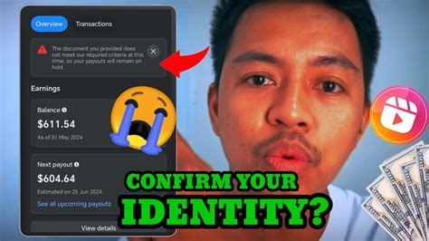 Paano Magpasa Ng Documents For Verification Identity Sa Facebook Payout