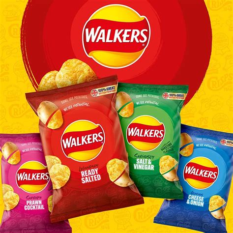 Walkers Meaty And Classic Variety Multipack Crisps 20 X 25g Choose Ebay