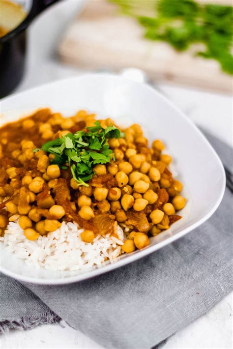 Veganes Kichererbsen Curry Chana Masala Moey S Kitchen Foodblog