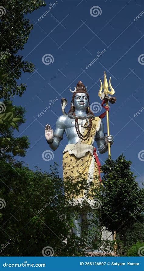 Statue of Lord Mahadev Indian Hindu God Stock Image - Image of ...