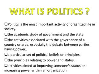 Political theory- An introduction | PPT