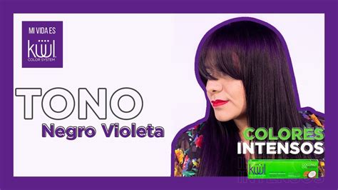 Tono NEGRO VIOLETA El color en tu cabello que te hacía falta