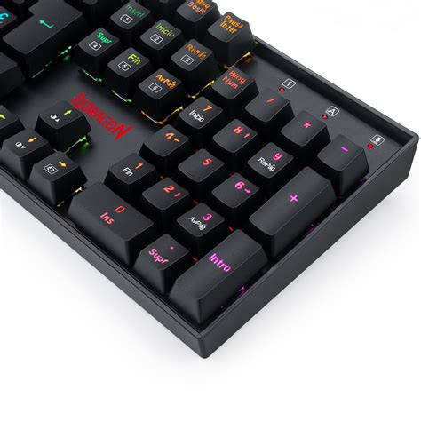 Teclado Redragon Mitra K Rgb Mecanico Switch Red Gaming Espa Ol