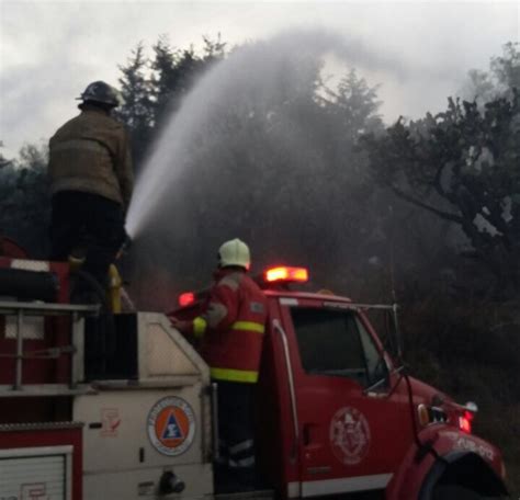 El Mexiquense Hoy Bomberos De Coacalco Apagan Fuego En La Sierra De Guadalupe