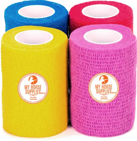 Cohesive Elastic Bandage Vetwrap My Horse Supplies