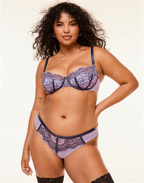 Paloma Medium Purple Plus Contour Balconette 38DD 46DDD Adore Me