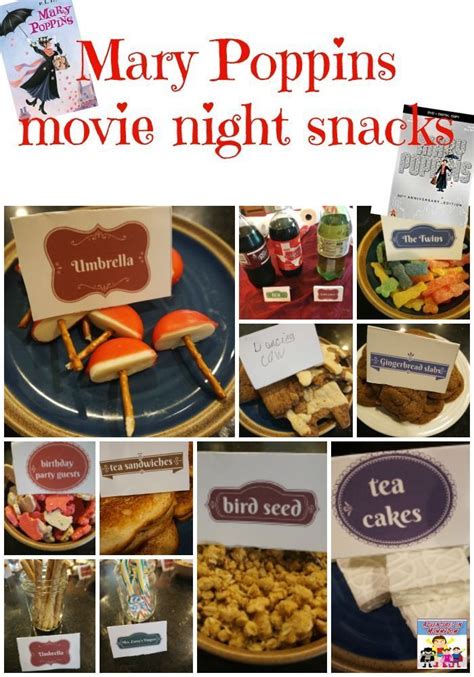 Mary Poppins Movie Night Disney Movie Night Dinner Disney Movie