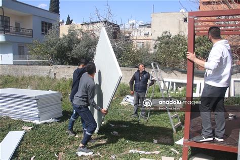 Depremler Adana da konteyner evlere talebi artırdı Anadolu Ajansı