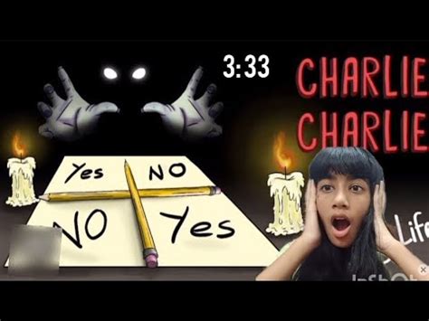 I Playing Charlie Charlie Pencil Game At Night Ghost