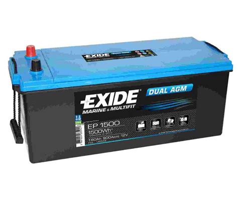 Exide Dual Agm Ep V Ah Wh Starten Versorgen Bse