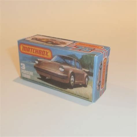 Matchbox Lesney Superfast 3 F Porsche Turbo K Style Repro Box Ebay