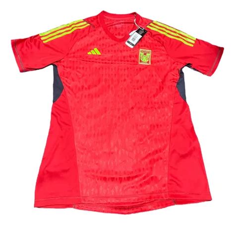 Jersey Adidas Tigres Uanl Portero 2023 Rojo Nahuel Hombre Xl En Venta