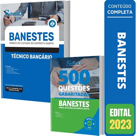 Kit Apostila Concurso BANESTES Técnico Bancário Testes Shopee Brasil