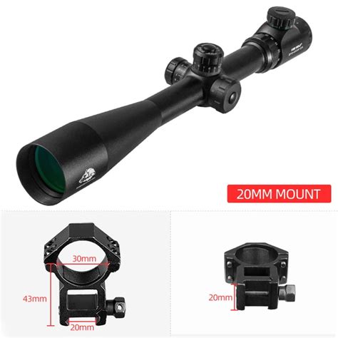 Fire Wolf X E Scope Long Range Riflescope Side Wheel Parallax