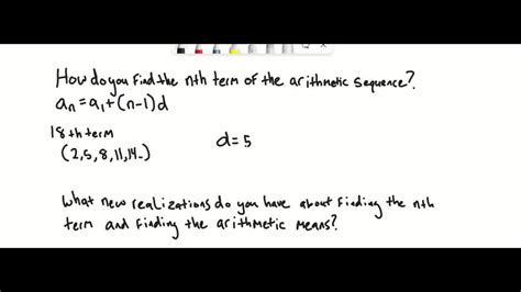 SOLVED Learning Task 3 1 How Do You Find The Nth Term Of The