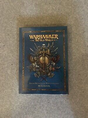 Warhammer The Old World Rulebook With Reference Sheet