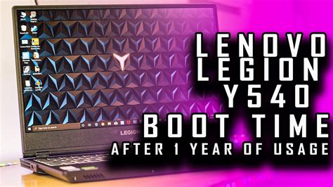 Lenovo Legion Y540 Boot Time After 1 Year Of Usage Shorts YouTube