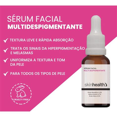 Sérum 4 3 Ácido Mandélico Clareia Manchas Escuras Na Pele em Promoção