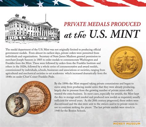 Private Medals Produced At The Us Mint American Numismatic