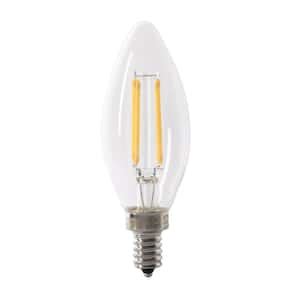 Feit Electric 40 Watt Equivalent B10 E12 Candelabra Dimmable Filament