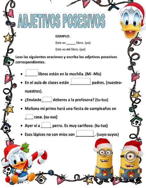 Los Adjetivos Interactive Exercise For Segundo De Primaria Artofit