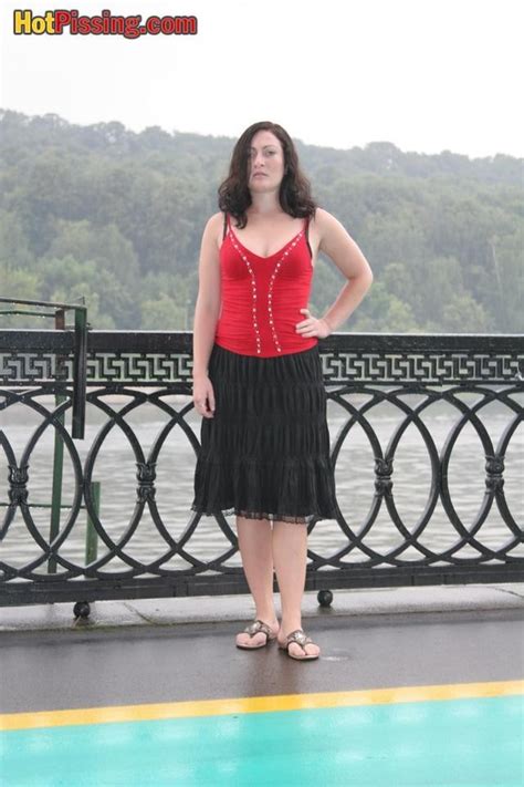 Fatty Lady Is Not Shy To Let Hot Pissing Flow Into Cold River Water Porn Pictures XXX Photos