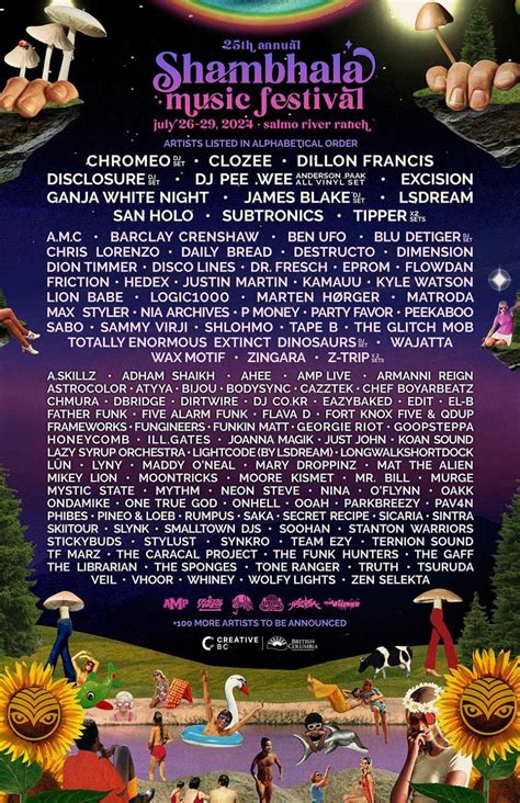 Shambhala Drops Massive 25th Anniversary Lineup