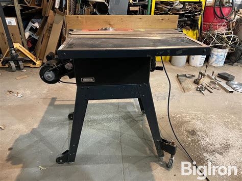 Sears Craftsman 10” Table Saw Bigiron Auctions