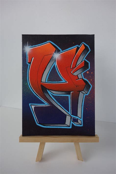 Handgefertigter Graffiti Buchstabe H Auf Etsy 日本