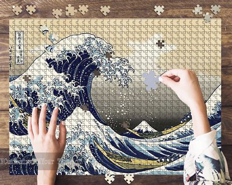 The Great Wave Off Kanagawa Jigsaw Puzzle Set