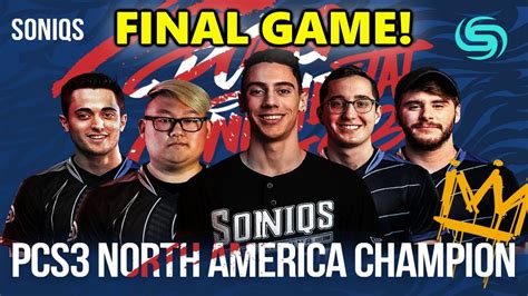 PCS3 NA CHAMPION SONIQS FINAL GAME TGLTN Shrimzy Hwinn M1ME